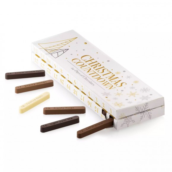 Тританиева форма за бонбони "Коледен календар" + Кутия с 2 вложки Тританиева форма за бонбони "Коледен календар" + Кутия с 2 вложки